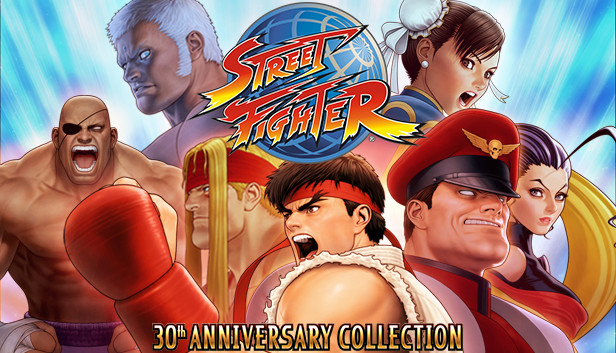 Promotional artwork for the Street Fighter 30th Anniversary Collection