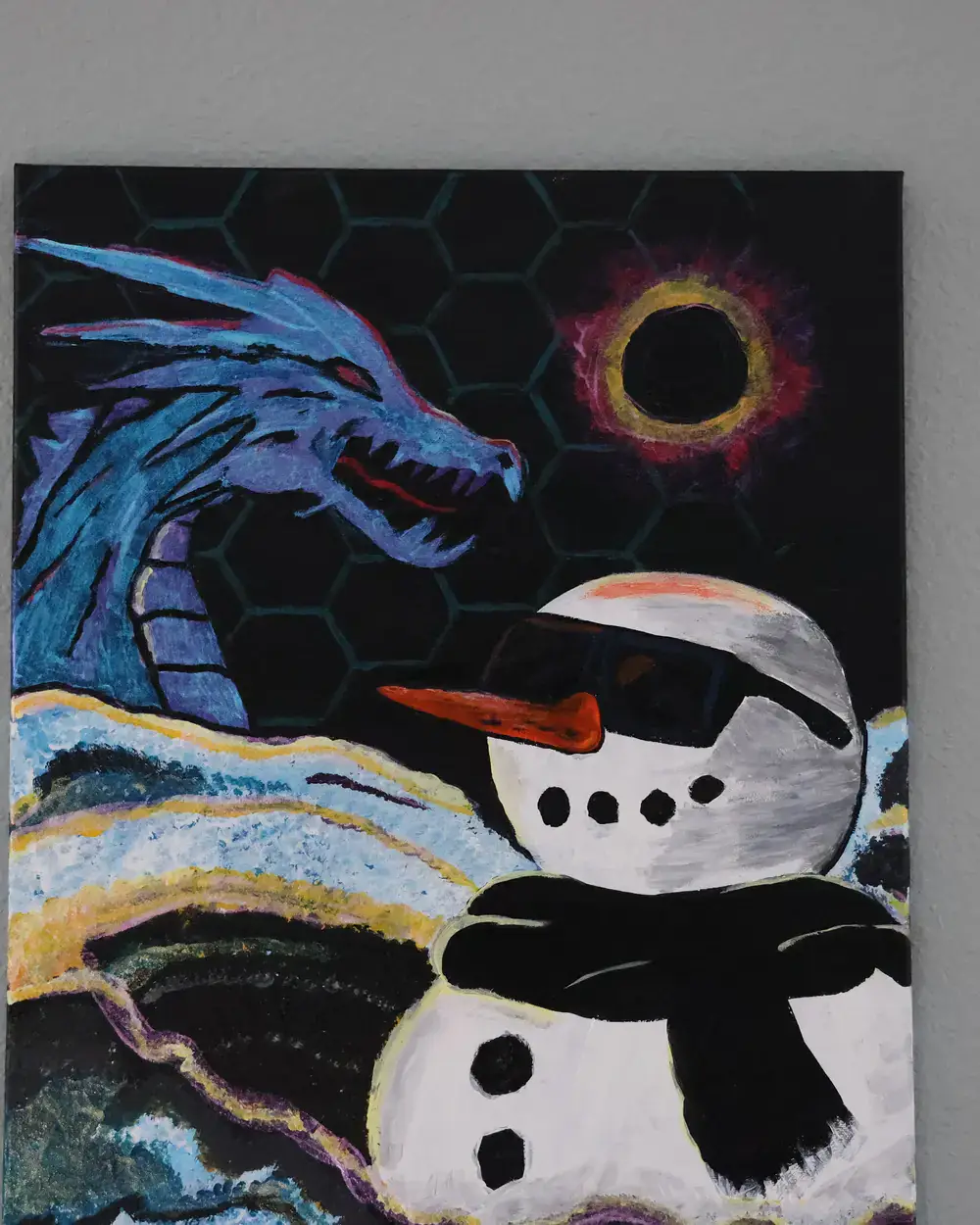 Dragon Energy Lives On, original painting by Jay Karl