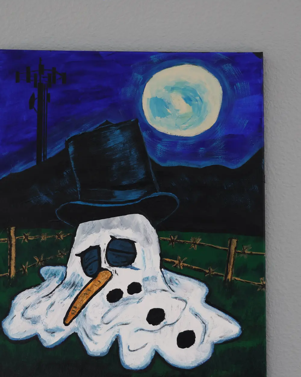 Melted by the Signal, original painting by Jay Karl