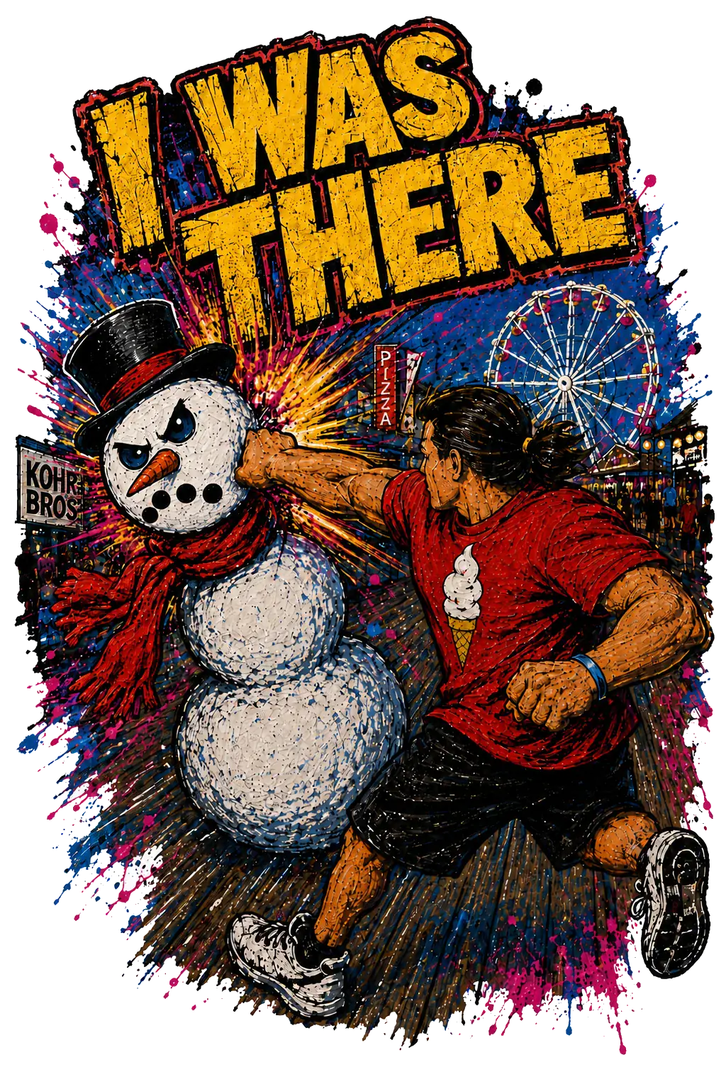 I Was There — The Knockout Punch official merchandise artwork