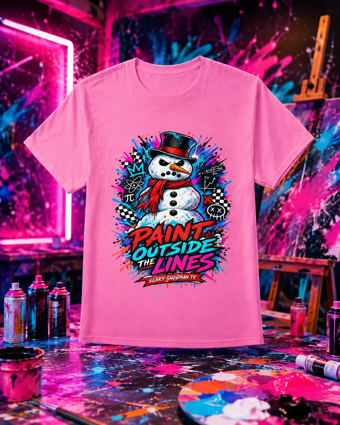 Paint Outside the Lines official merchandise artwork