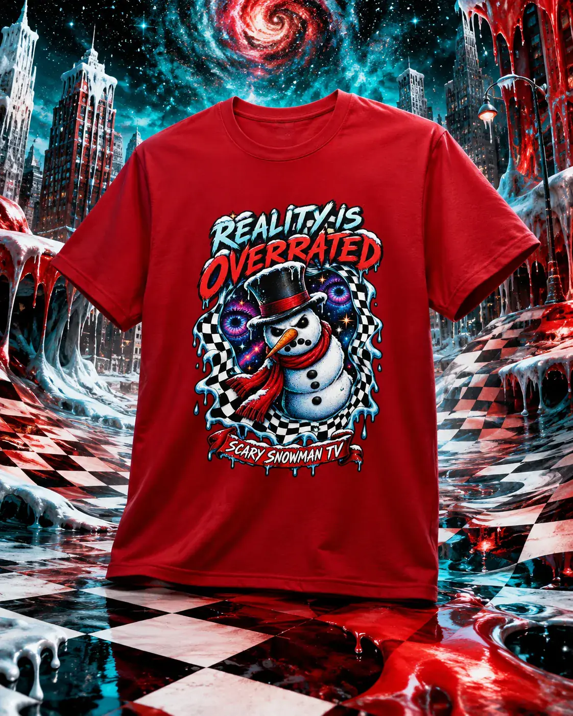 Reality Is Overrated official merchandise artwork
