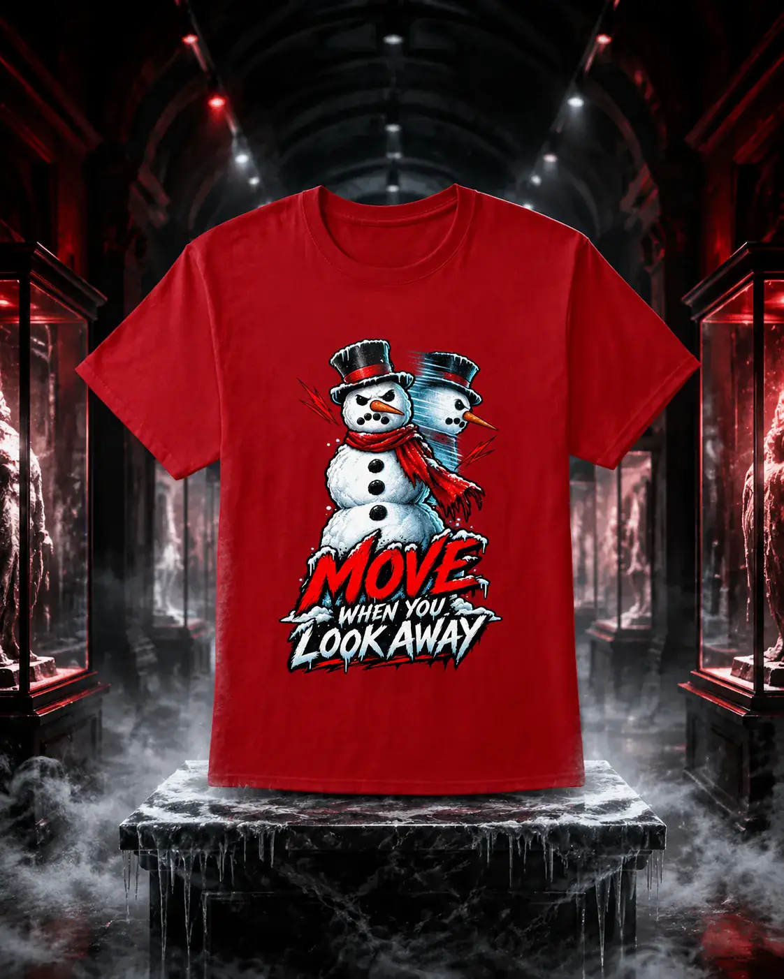 Move When You Look Away official merchandise artwork