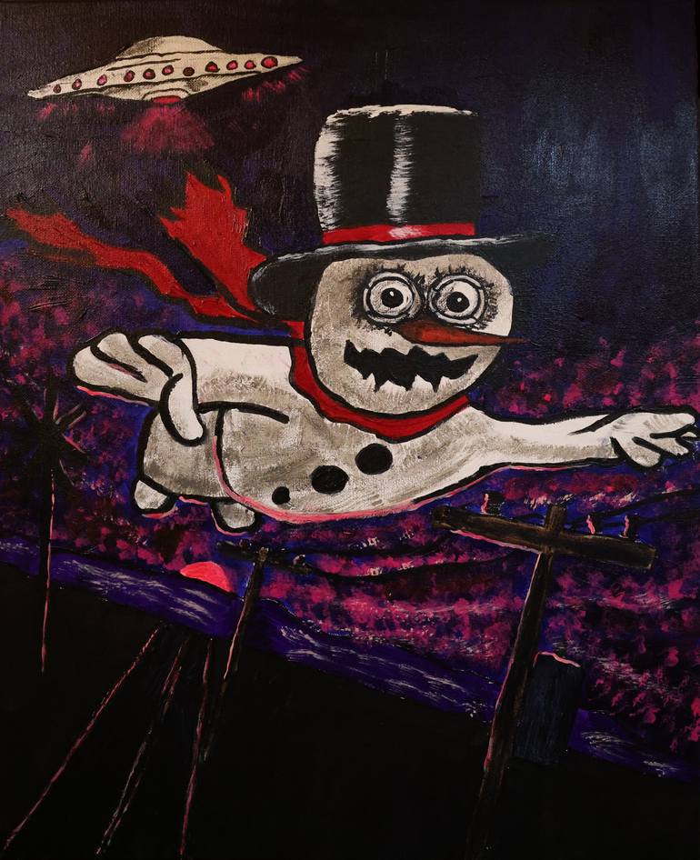 Flight of the Unconscious, original painting by Jay Karl