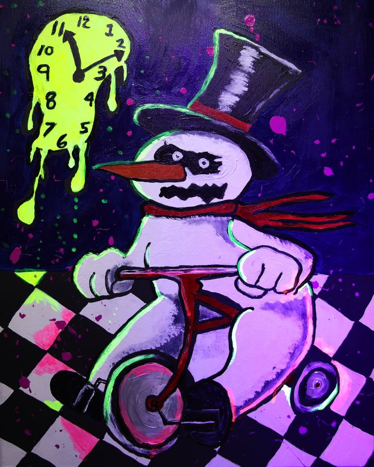 No Time to Grow Up, original painting by Jay Karl